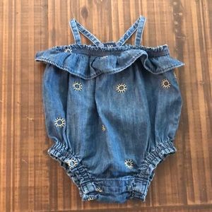 Gap Baby Denim Bubble One-piece